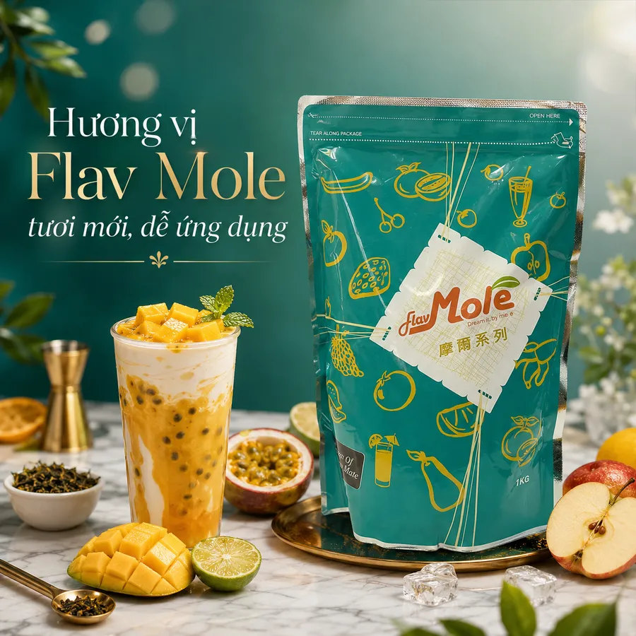 Bột Pudding trứng Mole